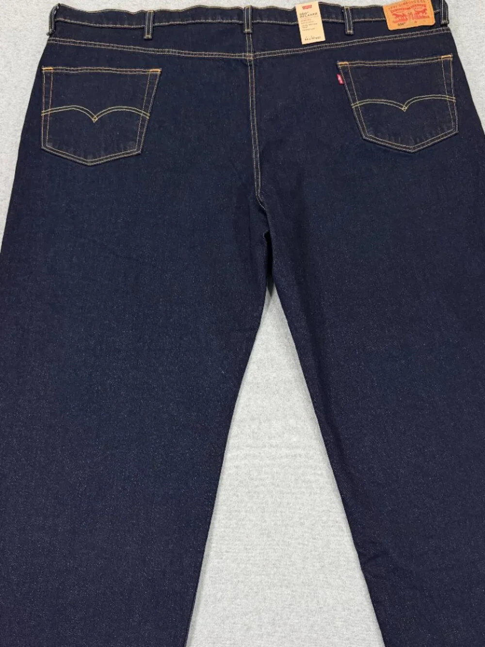 Levi's 550 Relaxed Fit Jeans Men's 54x32 Dark Wash Stretch Big & Tall NWT
